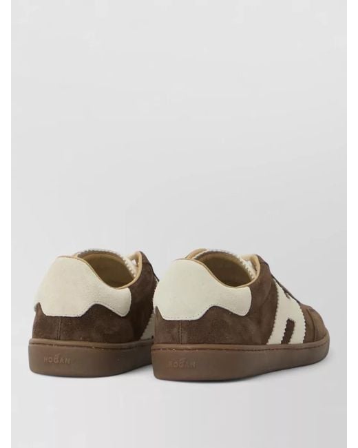 Hogan Multicolor Cool Suede Sneakers Leather Detail