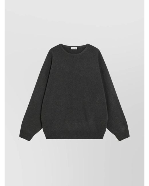 Fear Of God Black Wool Oversized Crewneck Sweater for men