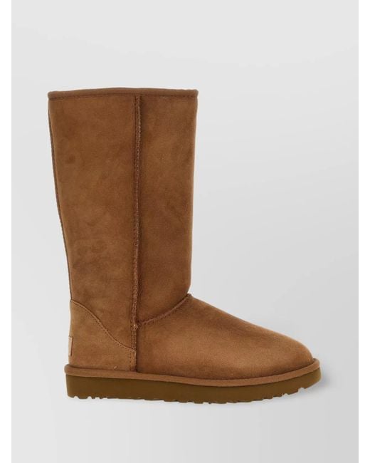 Ugg Brown Leather Classic Tall Ii Boots
