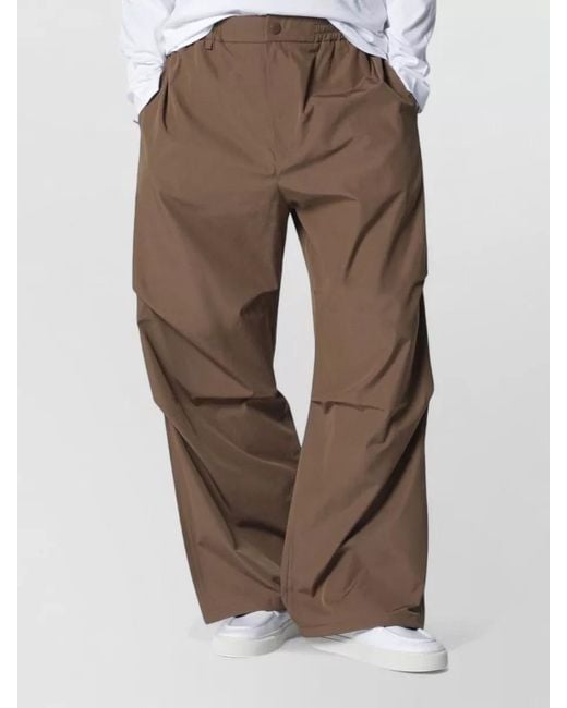 A.P.C. Brown Wide-Leg Trousers for men