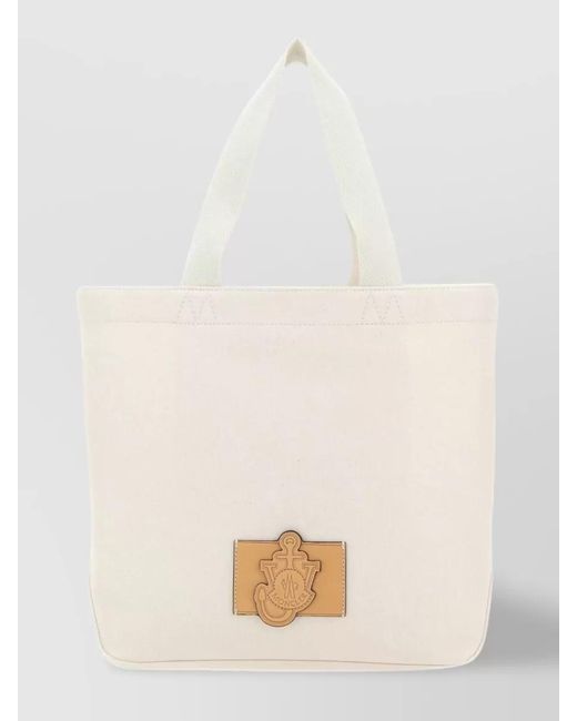 Moncler Genius White Canvas Tote Bag