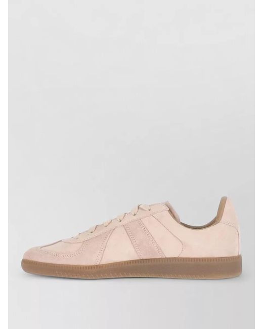 Adidas Pink Leather Low Top Lace-Up Shoes