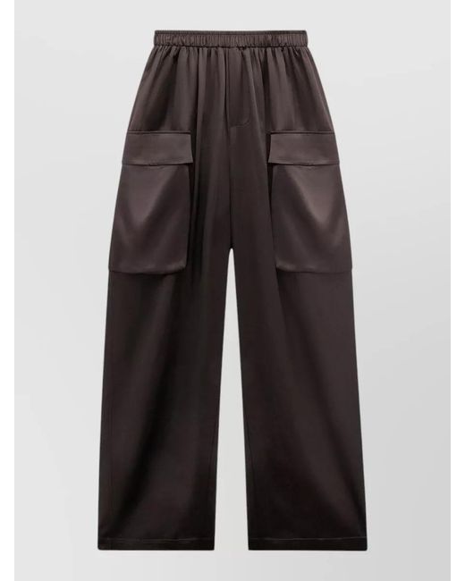 Frankie Shop Brown Elasticated Cargo Pants