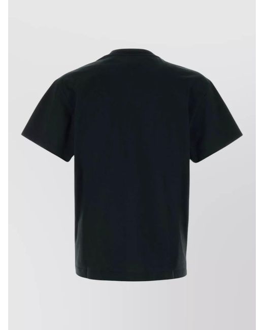 Jil Sander Black Cotton Boxy-Fit Crew-Neck Short-Sleeve T-Shirt for men