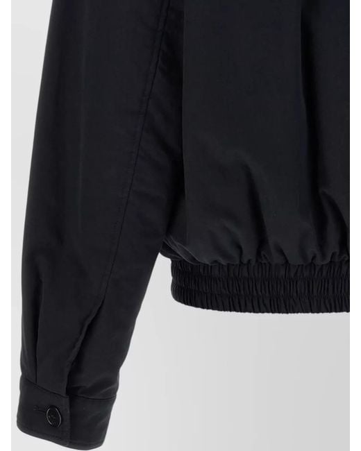 Saint Laurent Blue Cassandre Short Jacket Elasticated Hem for men