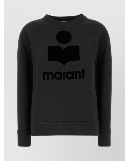 Isabel Marant Black Cotton Blend Sweatshirt