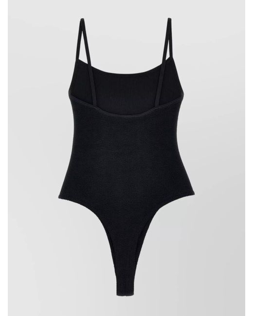 Hunza G Black Polyamide One-Piece Swimsuit