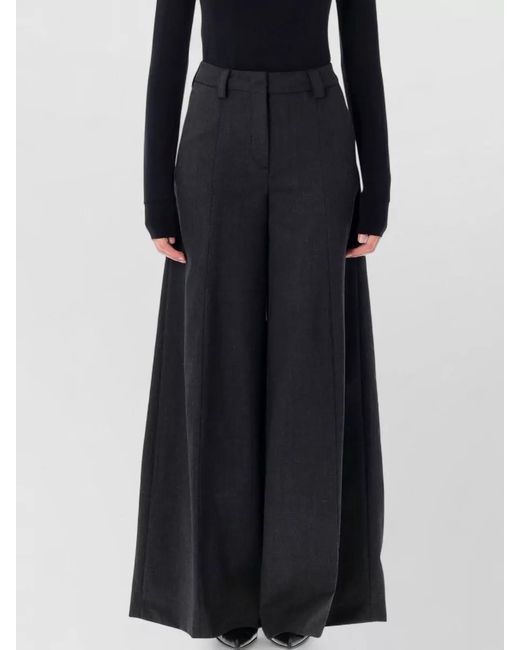 Thelatest Black Alma Wide Leg Pants Belt Loops