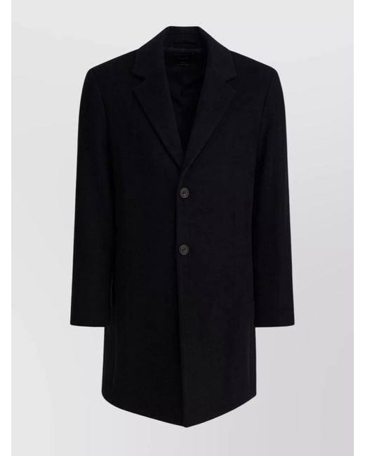 Vince Blue Single Breasted Coat for men