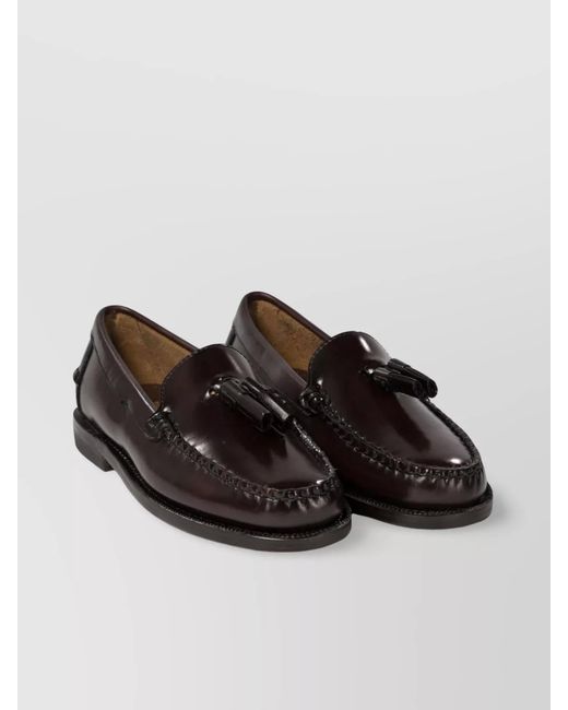Sebago Black Leather Classic Will Loafers