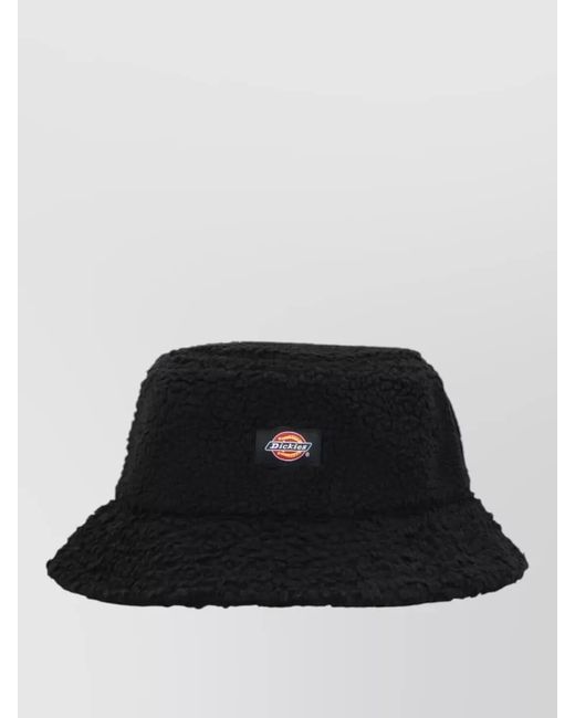 Dickies Black Sherpa Texture Chute Style Bucket Hat for men