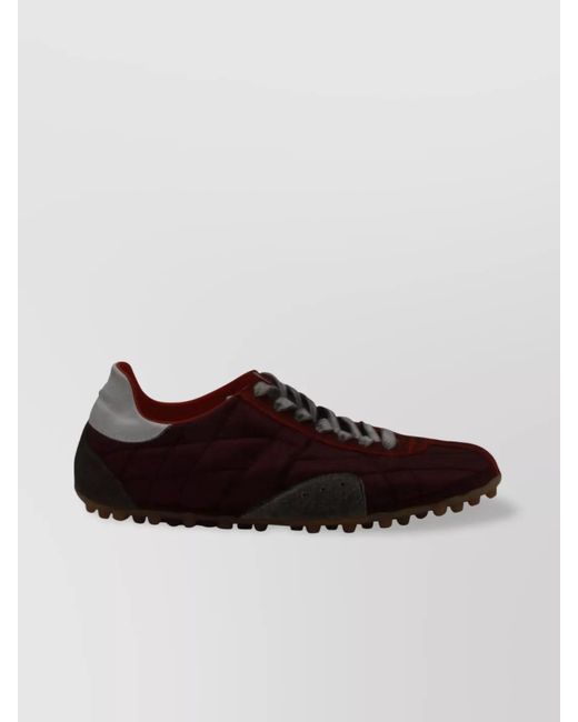 Maison Margiela Brown Polyester Low-Top Sneakers