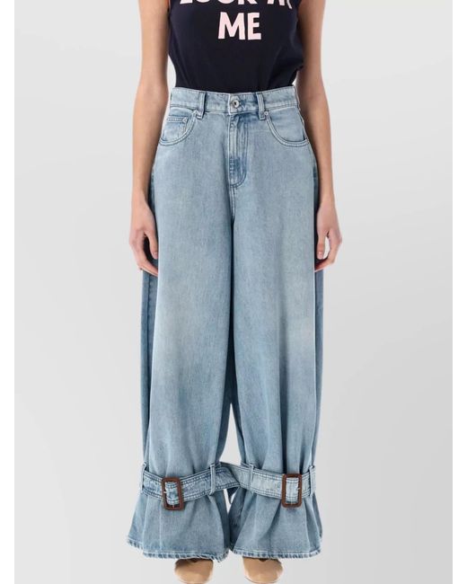 J.W. Anderson Blue Denim Wide-Leg Trousers