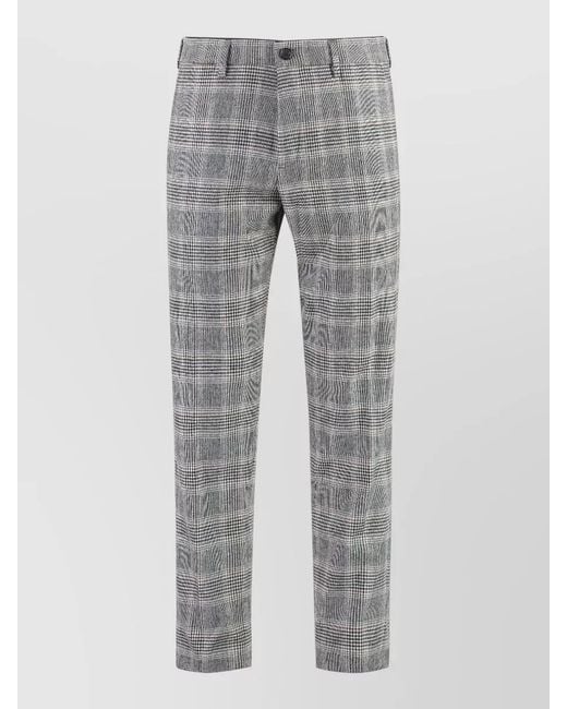 Department 5 Gray Setter Chino Trousers Wool Blend Design for men
