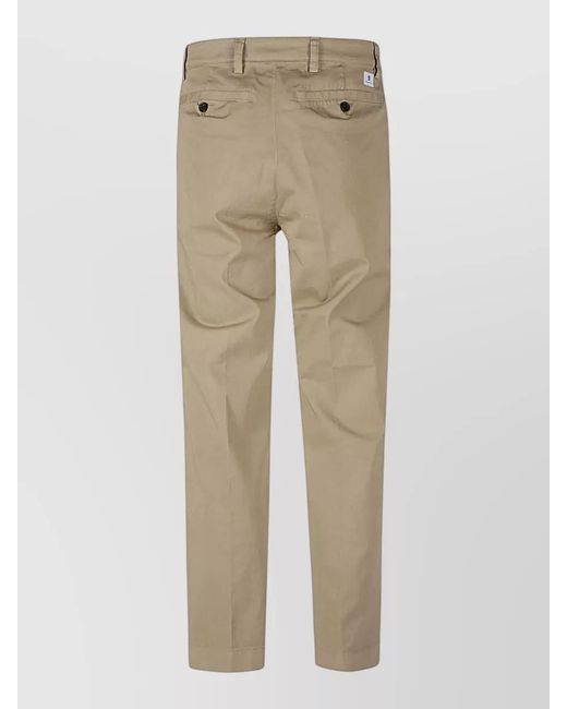 Department 5 Natural Wide Leg Pants Belt Loops Pockets for men