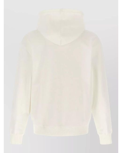 Lacoste Natural Hooded Sweatshirt Logo Detail Front Pocket for men
