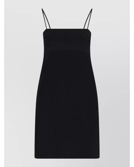 Alexander Wang Black Silk Mini Slip Dress