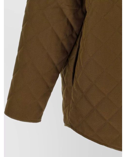 A.P.C. Green Quilted Wool Jacket