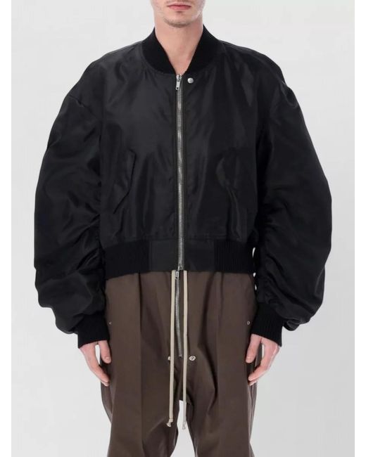 Rick Owens Black Secchia Flight Jacket for men