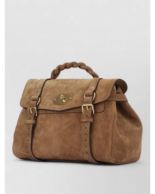 Mulberry Brown Alexa Shoulder Bag