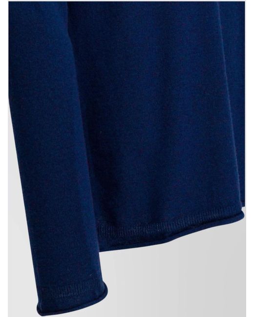 Comme des Garçons Blue Wool Crewneck Jumper for men