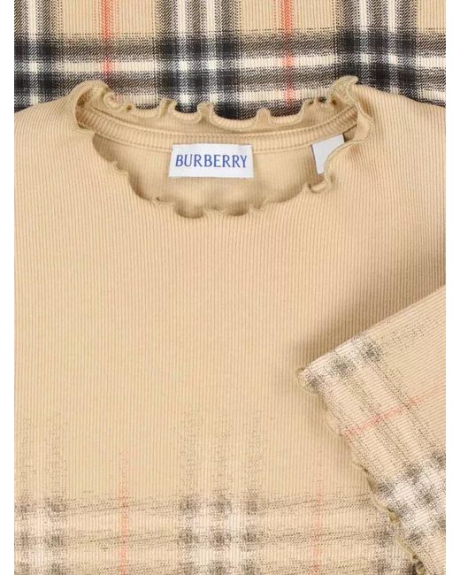 Burberry Natural T-Shirts And Polos Cotton