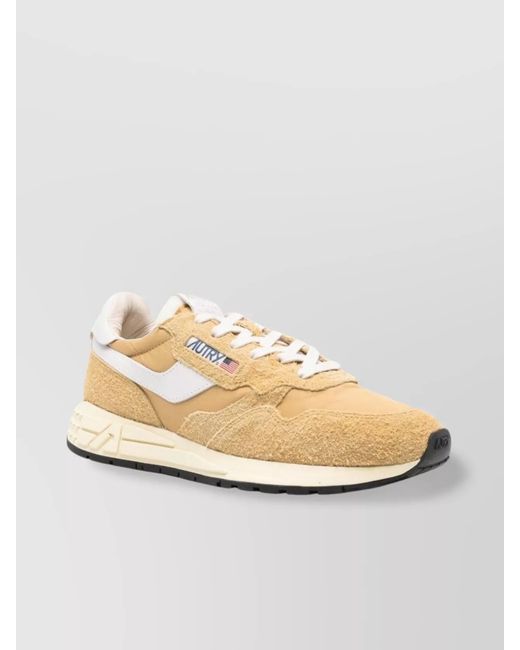 Autry Natural Leather Low-Top Sneakers for men
