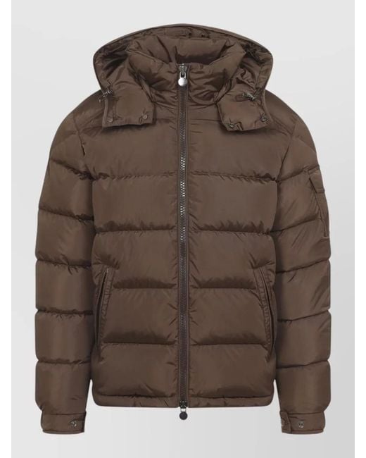 Moncler Brown Down Puffer Jacket for men