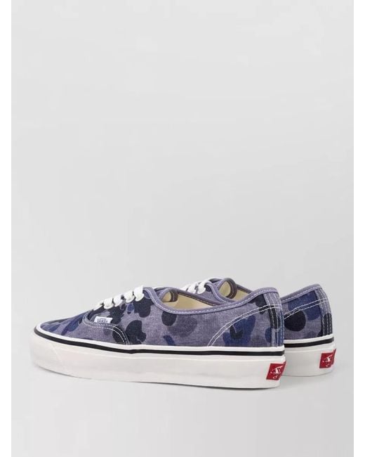 Vans Blue Lx Lace Up Authentic Low Top Shoe
