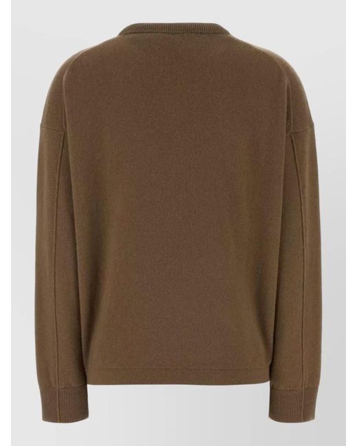 Max Mara Brown Cashmere Wool Jumper