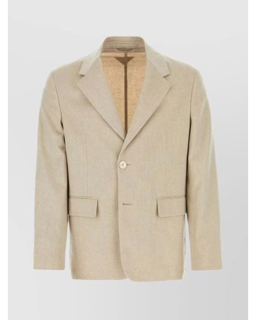 Prada Natural Cashmere Blazer for men