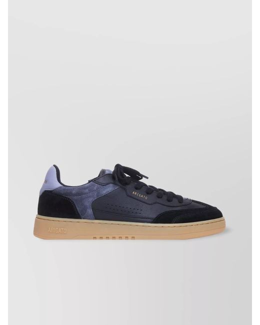 Axel Arigato Blue Low Top Sneakers With Leather And Suede for men