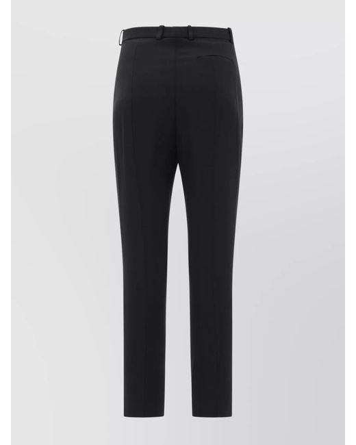 McQueen Blue Cigarette Tailored Trousers