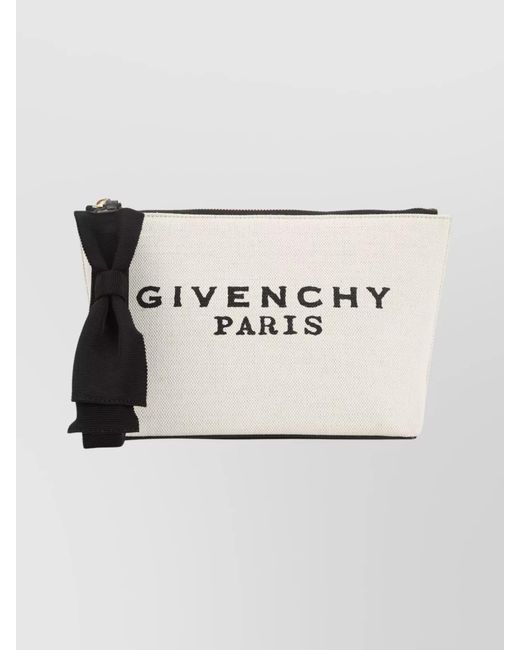 Givenchy Natural Canvas Pouch
