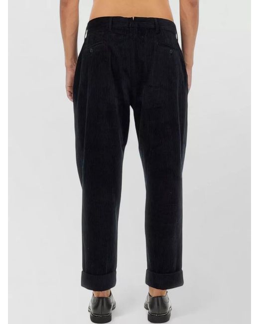 Engineered Garments Blue Velvet Pants Belt Loops Side And Back Pockets for men