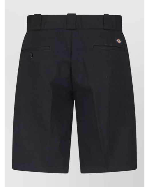 Dickies Blue Straight Shorts Belt Loops Back Pocket for men