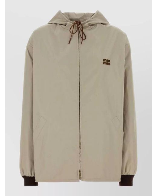 Miu Miu Natural Parka Coat
