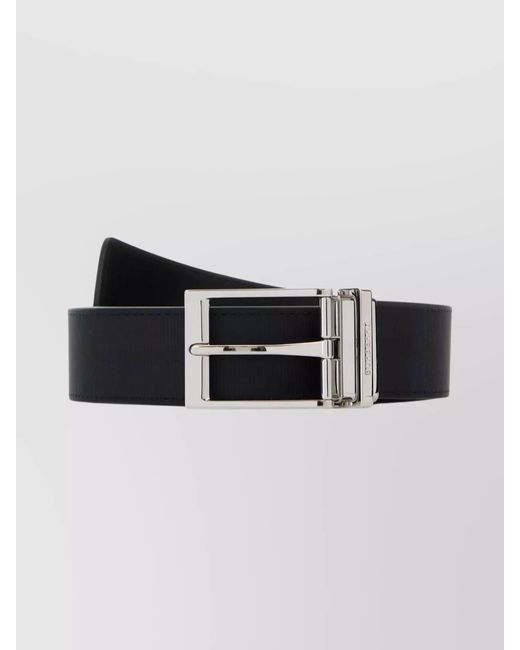 Burberry Black Printed Canvas Belt for men