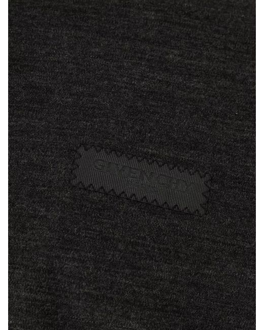 Givenchy Black Wool Bomber Jacket for men
