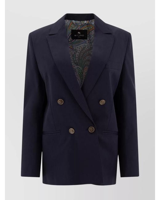 Etro Blue Blazer