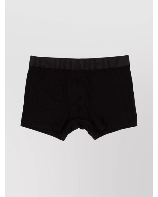DSquared² Black Logo-Waistband Boxers for men