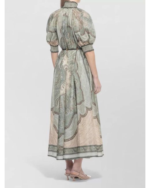 Zimmermann Multicolor Silk Paisley Maxi Dress