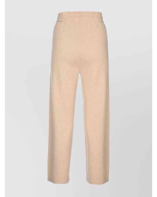 Elisabetta Franchi Natural Cropped Trousers