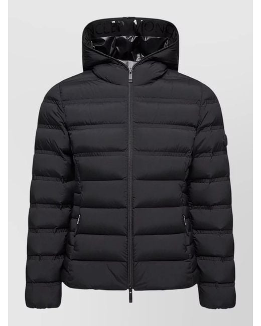 Moncler Black Down Hooded Short Puffer Jacket