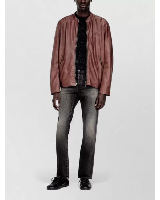 DIESEL Gray Trousers Modern Cut Faded Five Pocket for men