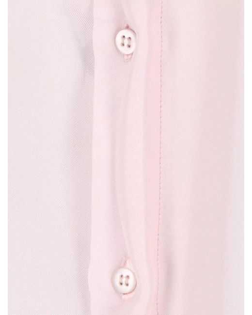 Sa Su Phi Pink Silk Blouse