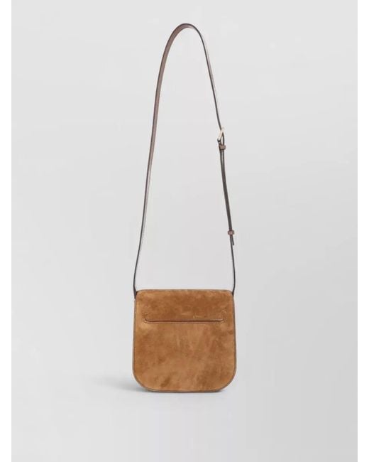 Tom Ford White Tara Mini Leather Crossbody Bag