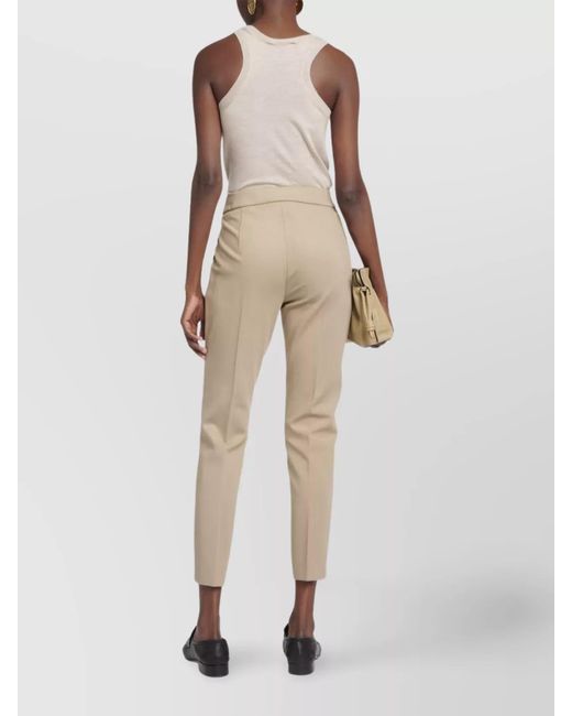 Max Mara Natural Slim-Fit Jersey Trousers