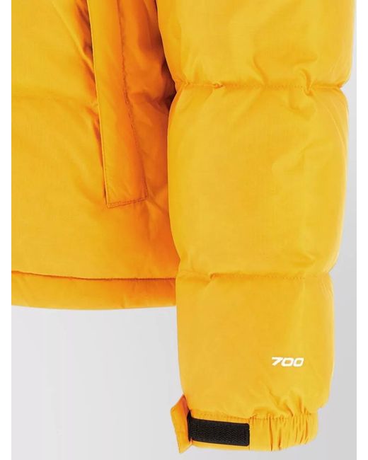 The North Face Yellow Retro Nuptse Down Jacket Color Block for men