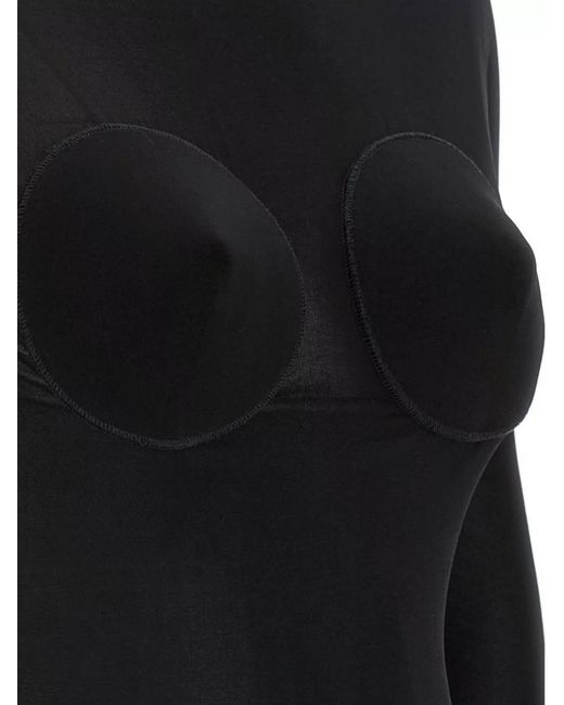 Jean Paul Gaultier Black Backless Jersey Top